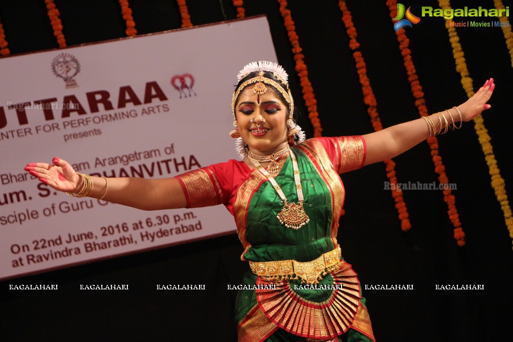 Bharatanatyam Arangetram of Subhanvitha at Ravindra Bharati, Hyderabad