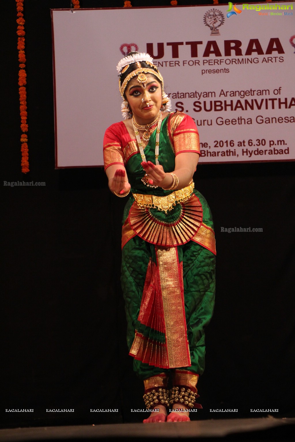 Bharatanatyam Arangetram of Subhanvitha at Ravindra Bharati, Hyderabad