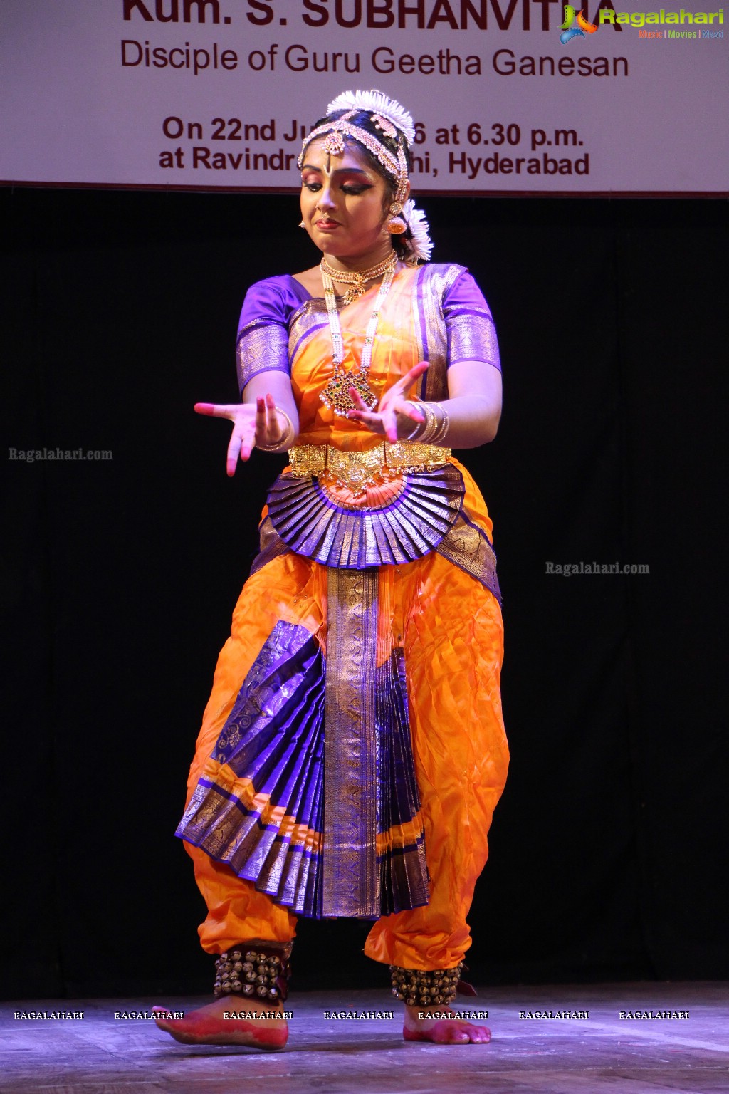 Bharatanatyam Arangetram of Subhanvitha at Ravindra Bharati, Hyderabad