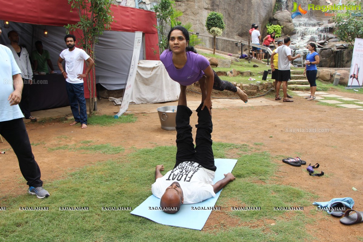 Hyderabad Yoga Carnival at Marakesh, Jubilee Hills, Hyderabad