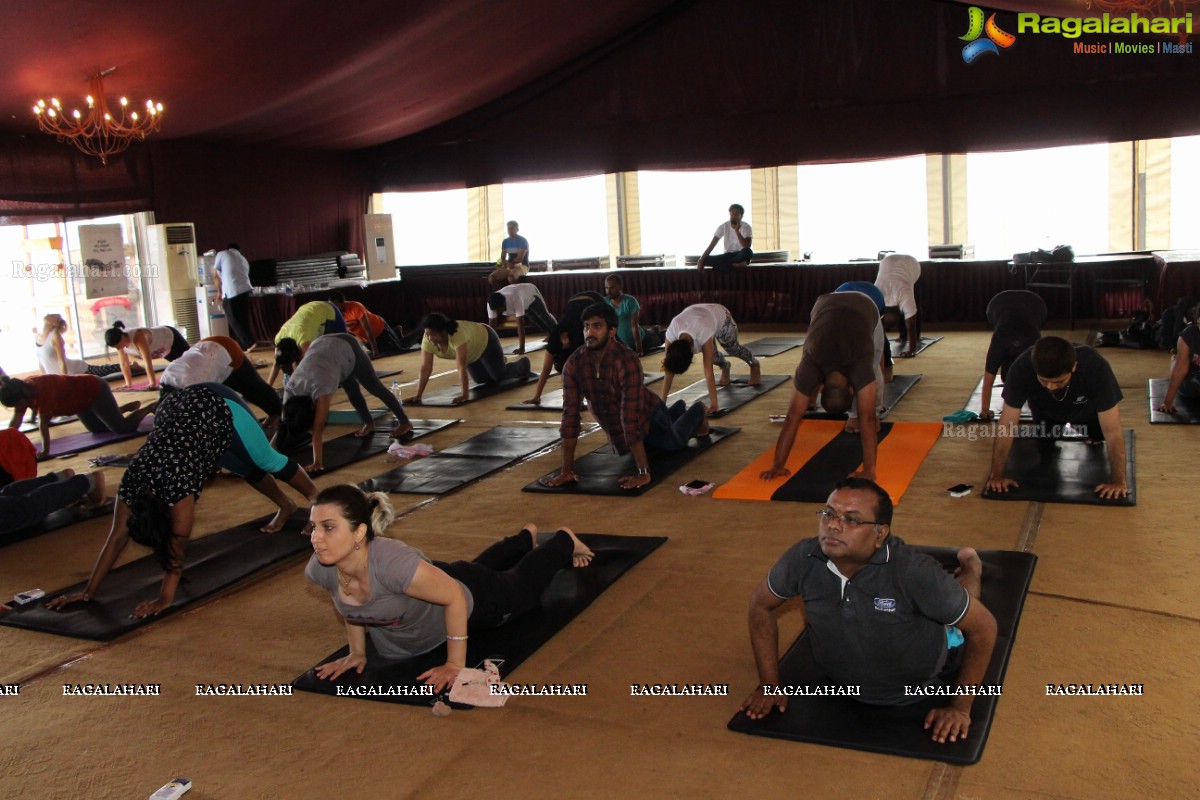 Hyderabad Yoga Carnival at Marakesh, Jubilee Hills, Hyderabad