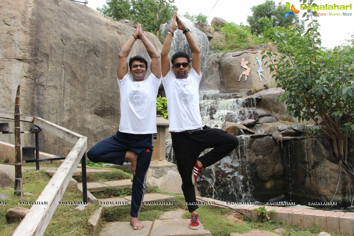 Hyderabad Yoga Carnival at Marakesh, Jubilee Hills, Hyderabad