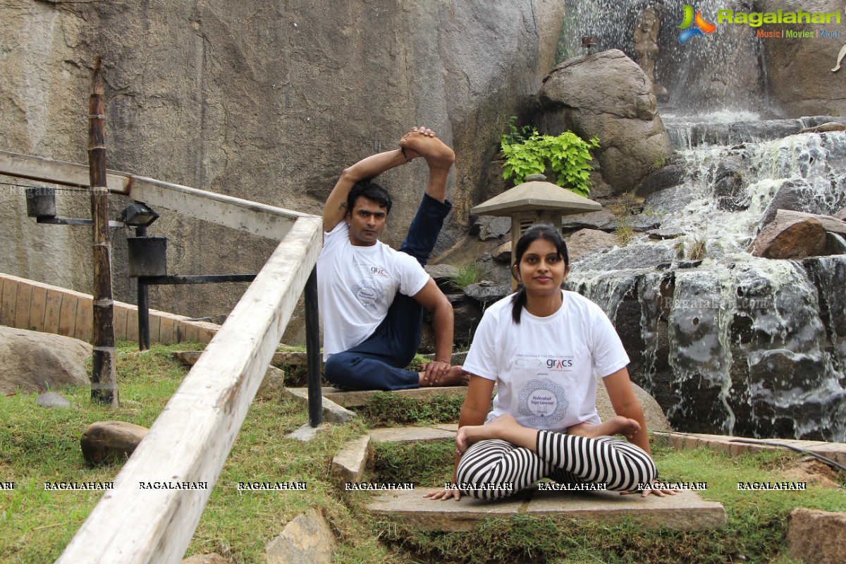 Hyderabad Yoga Carnival at Marakesh, Jubilee Hills, Hyderabad