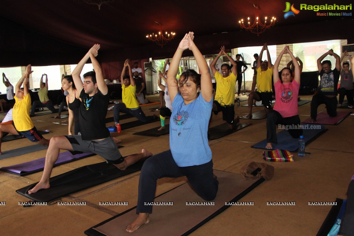 Hyderabad Yoga Carnival at Marakesh, Jubilee Hills, Hyderabad