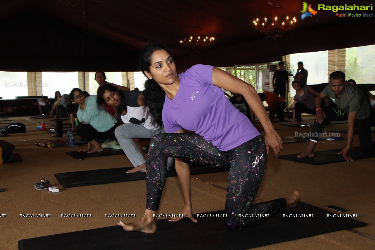 Hyderabad Yoga Carnival at Marakesh, Jubilee Hills, Hyderabad