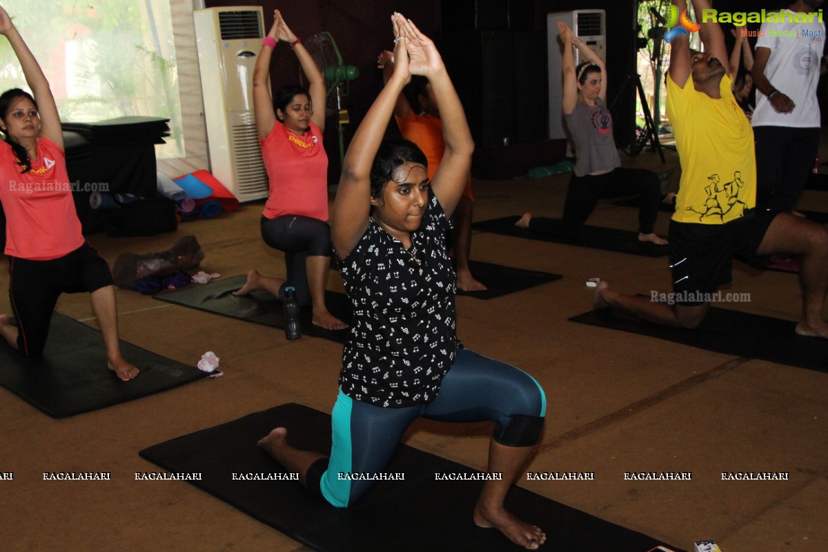 Hyderabad Yoga Carnival at Marakesh, Jubilee Hills, Hyderabad