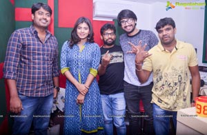 Andhhagadu Team at Radio Mirchi, Vizag