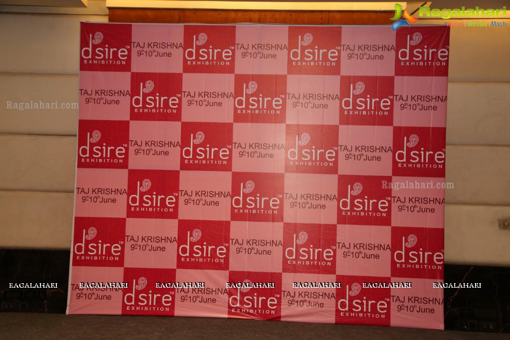 D'sire Exhibition June 2017 Curtain Raiser at Taj Krishna, Hyderabad