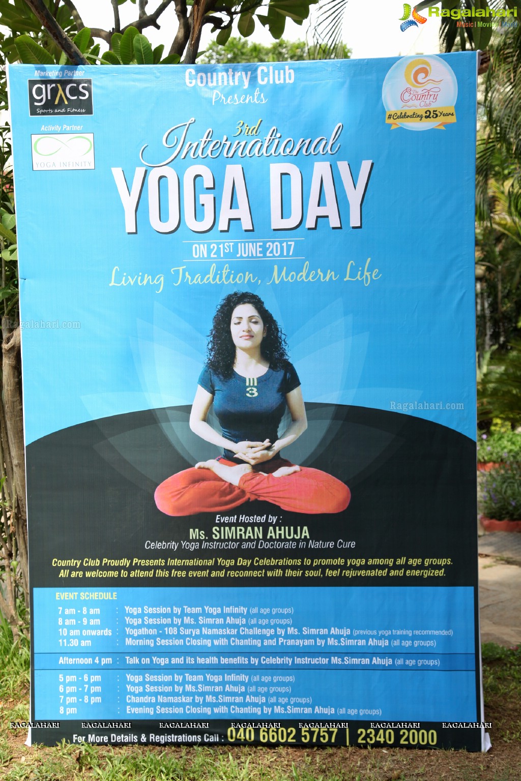 3rd International Yoga Day Celebrations at Country Club