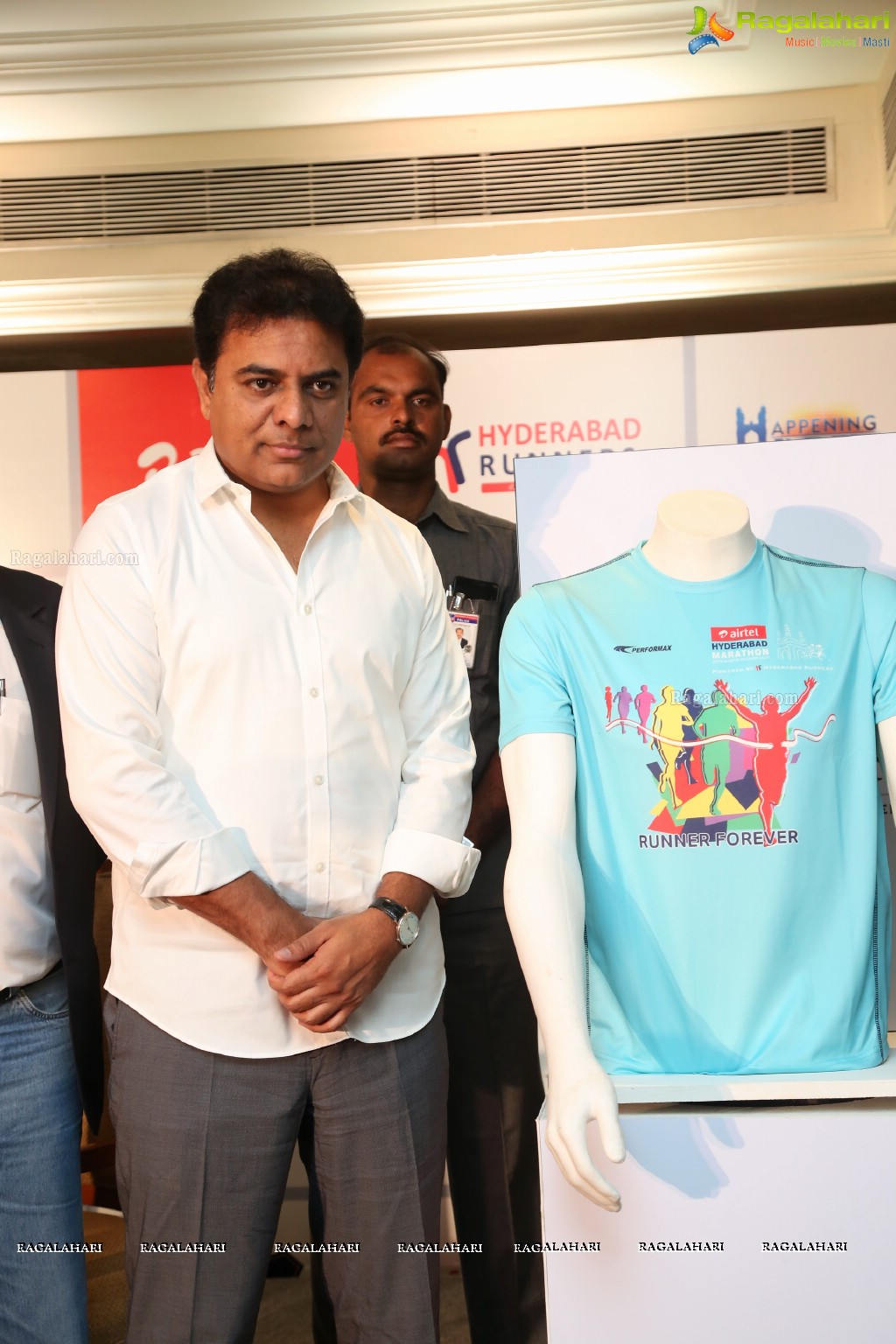 7th Edition of Airtel Hyderabad Marathon 2017 Launch by Hyderabad Runners Society, Taj Krishna