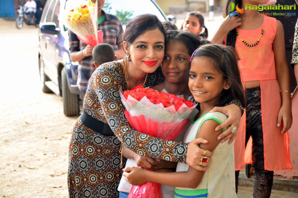 Alka Minda's Birthday with Orphanage Girls at Rainbow Home Govt. School for Girls, Musheerabad, Hyderabad