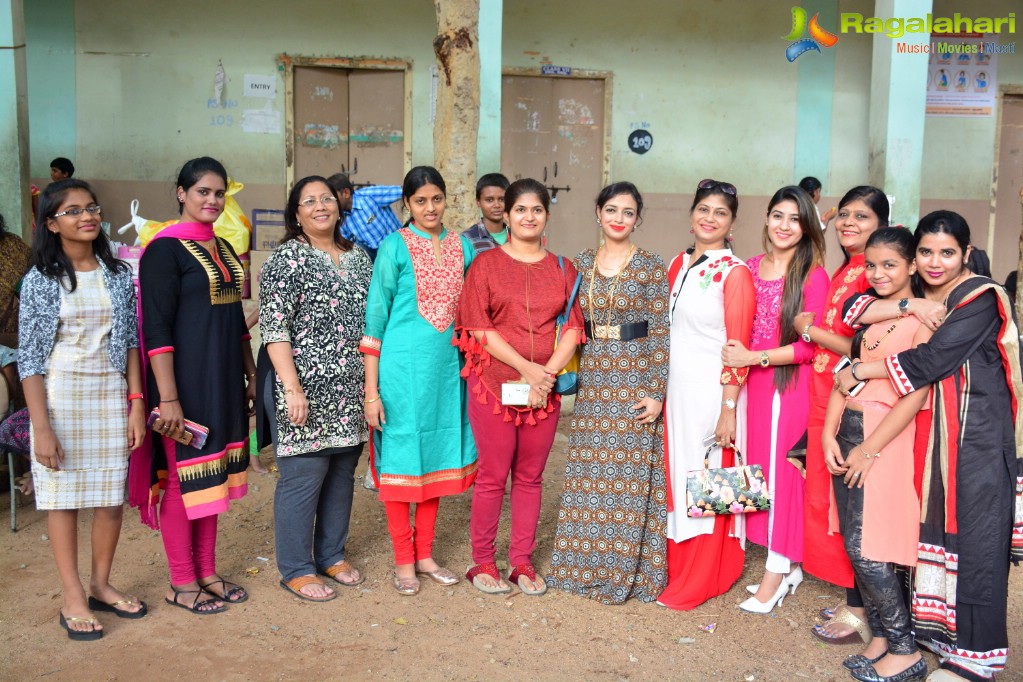Alka Minda's Birthday with Orphanage Girls at Rainbow Home Govt. School for Girls, Musheerabad, Hyderabad