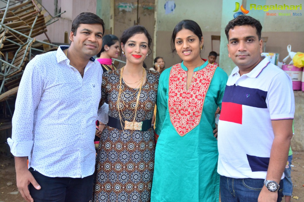 Alka Minda's Birthday with Orphanage Girls at Rainbow Home Govt. School for Girls, Musheerabad, Hyderabad