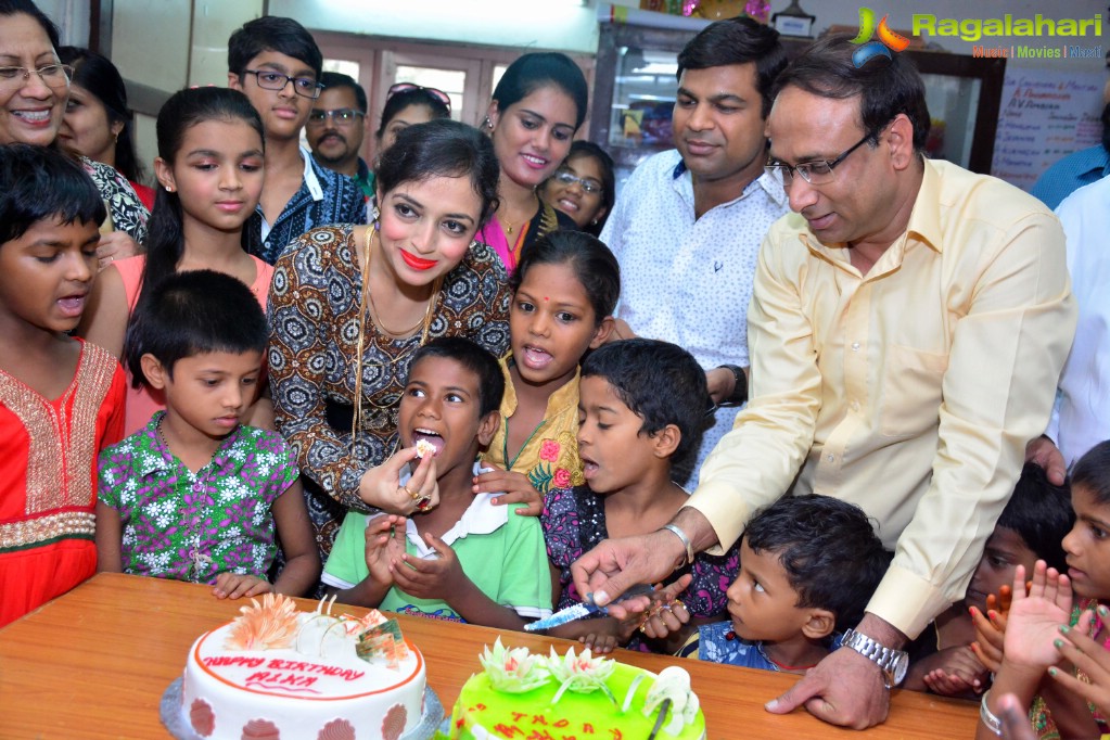 Alka Minda's Birthday with Orphanage Girls at Rainbow Home Govt. School for Girls, Musheerabad, Hyderabad