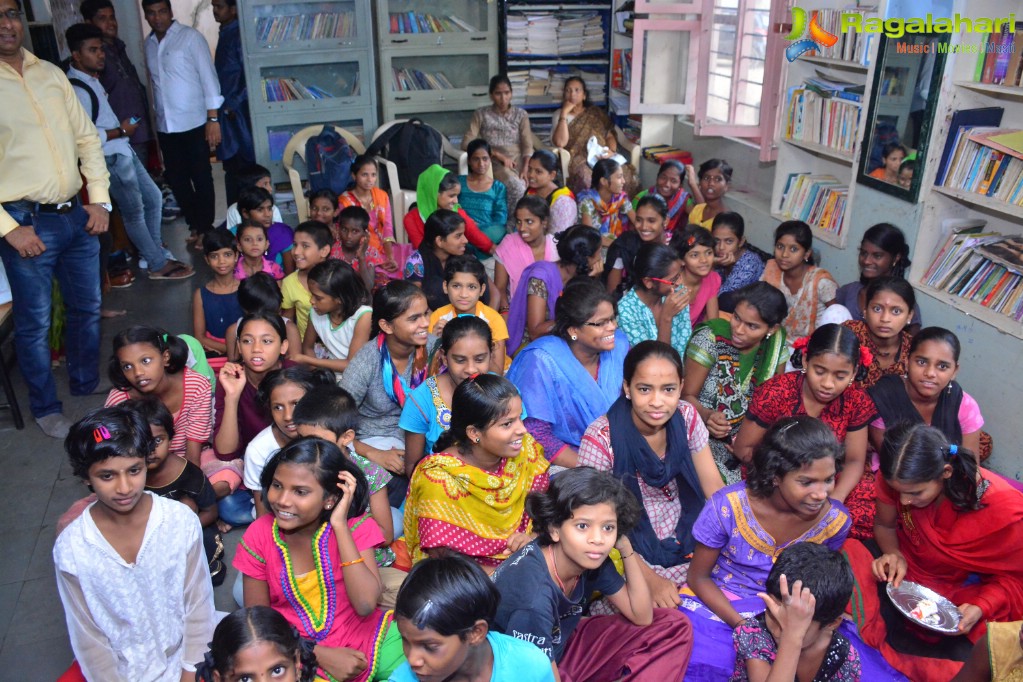 Alka Minda's Birthday with Orphanage Girls at Rainbow Home Govt. School for Girls, Musheerabad, Hyderabad