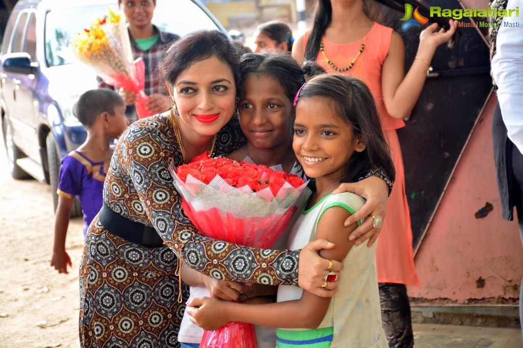 Alka Minda's Birthday with Orphanage Girls at Rainbow Home Govt. School for Girls, Musheerabad, Hyderabad