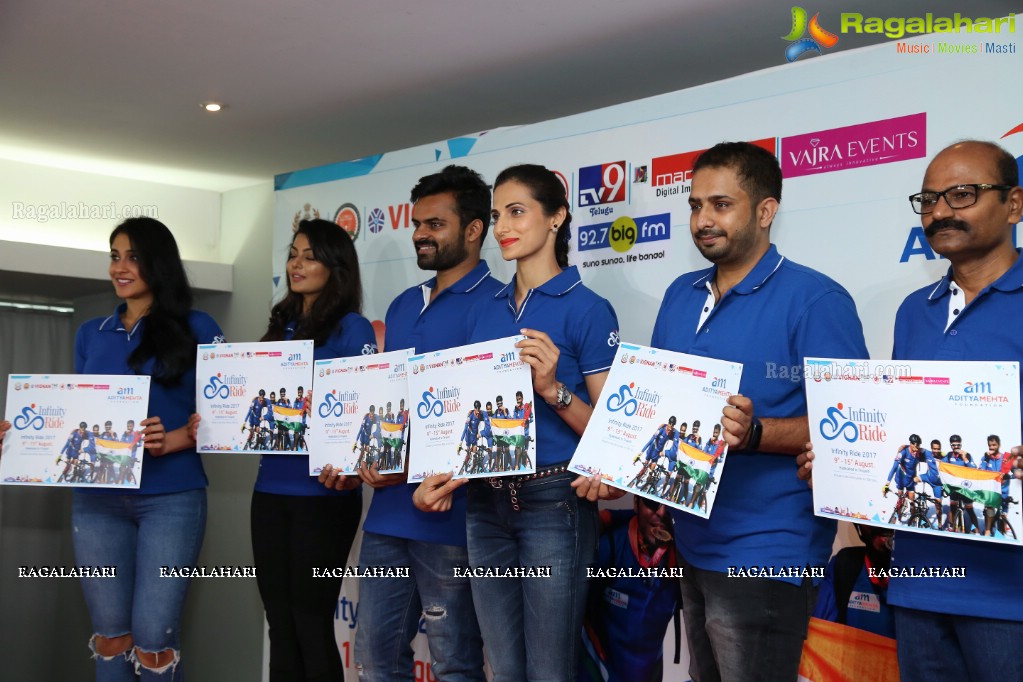 The Aditya Mehta Foundation Infinity Ride 2017 Launch at The Park, Hyderabad