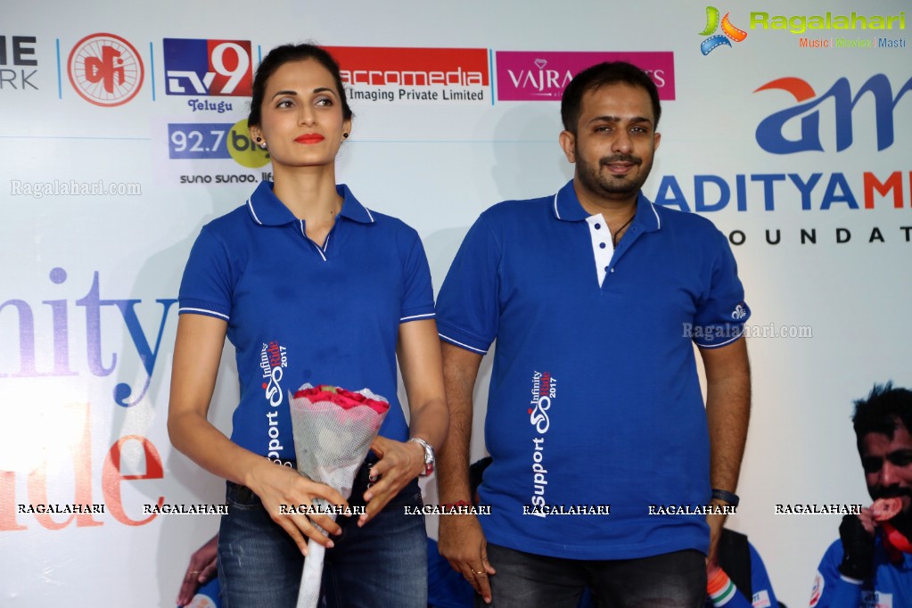 The Aditya Mehta Foundation Infinity Ride 2017 Launch at The Park, Hyderabad