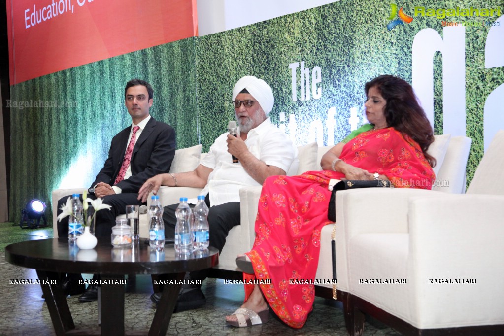 Press Conference by Former Indian Test Cricketer Bishen Singh Bedi at Park Hyatt