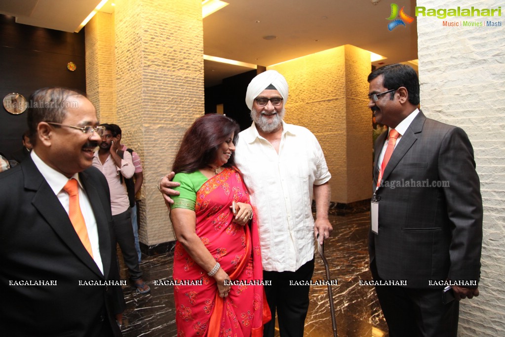 Press Conference by Former Indian Test Cricketer Bishen Singh Bedi at Park Hyatt