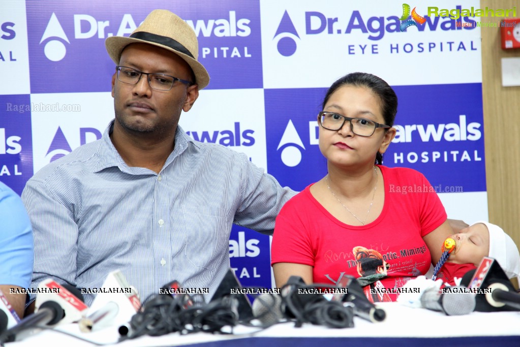 Dr. Agarwal’s Eye Hospital Press Conference at Dr. Agarwal's Eye Hospital, Himayatnagar, Hyderabad