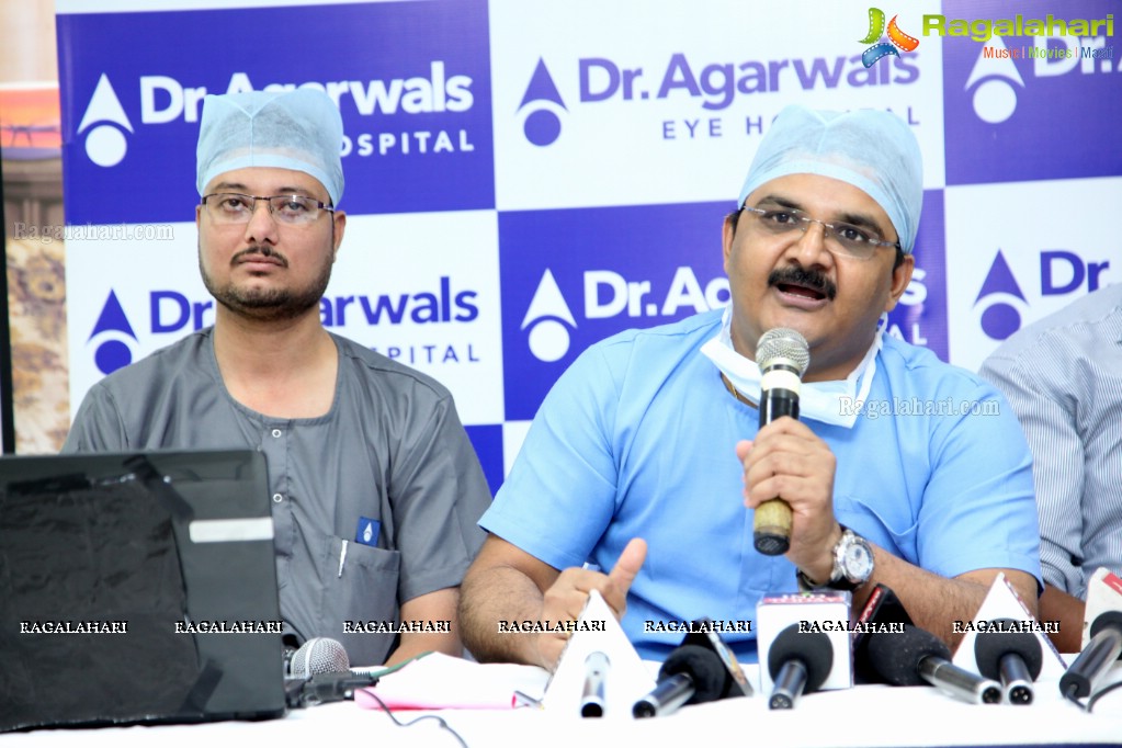 Dr. Agarwal’s Eye Hospital Press Conference at Dr. Agarwal's Eye Hospital, Himayatnagar, Hyderabad