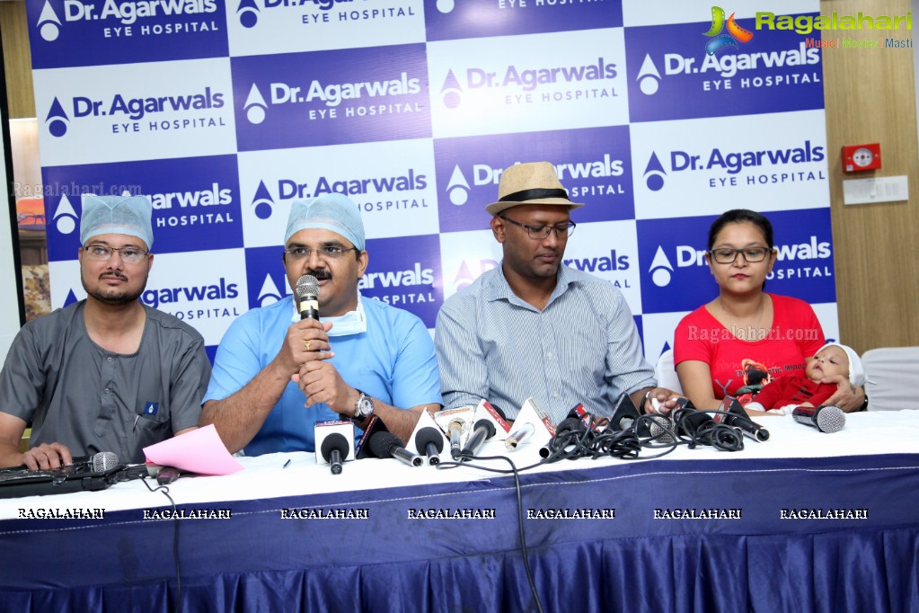 Dr. Agarwal’s Eye Hospital Press Conference at Dr. Agarwal's Eye Hospital, Himayatnagar, Hyderabad