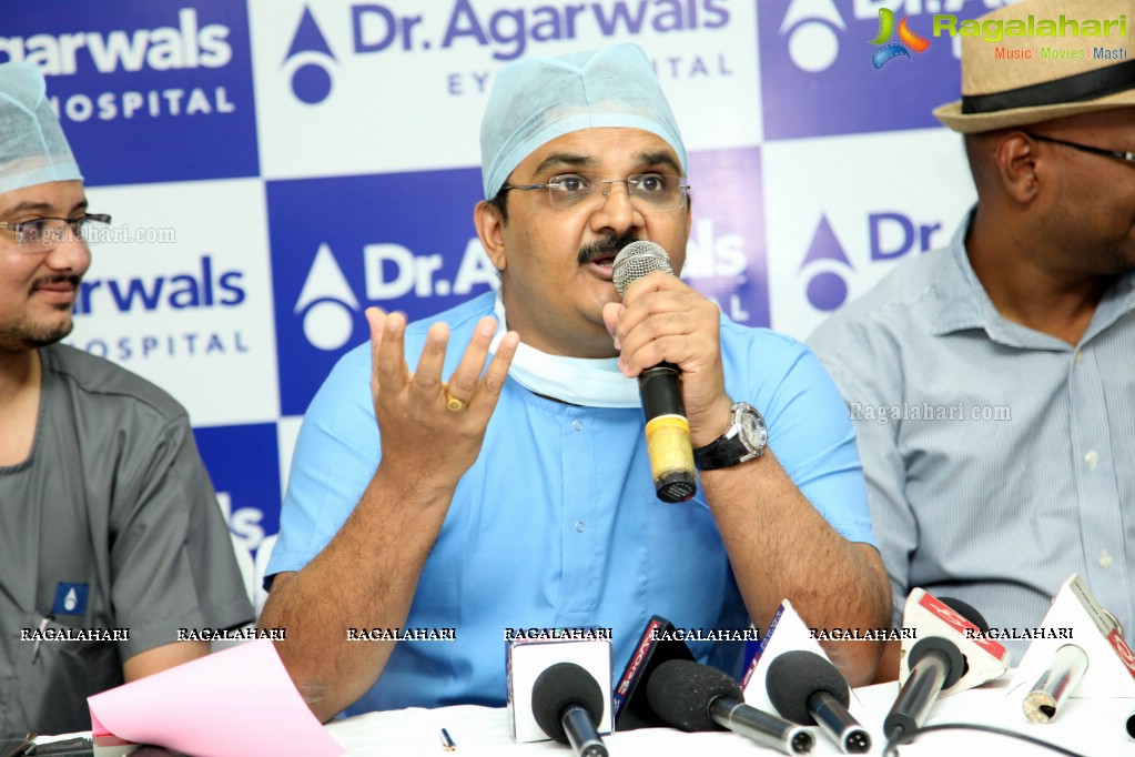Dr. Agarwal’s Eye Hospital Press Conference at Dr. Agarwal's Eye Hospital, Himayatnagar, Hyderabad