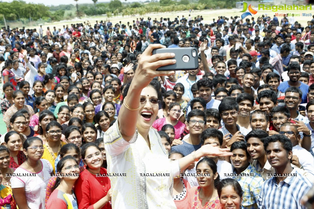 Gautami Tadimalla Youth Yoga in GITAM College, Hyderabad