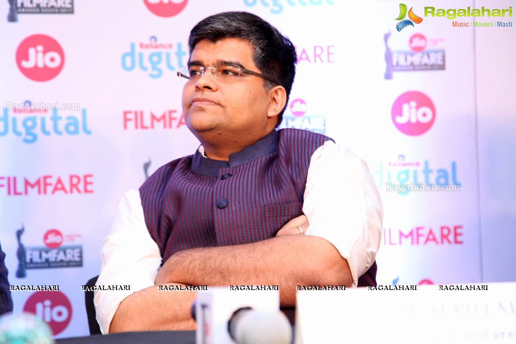 64th Jio Filmfare Awards South 2017 Press Conference at Reliance Digital Store, Banjara Hills, Hyderabad