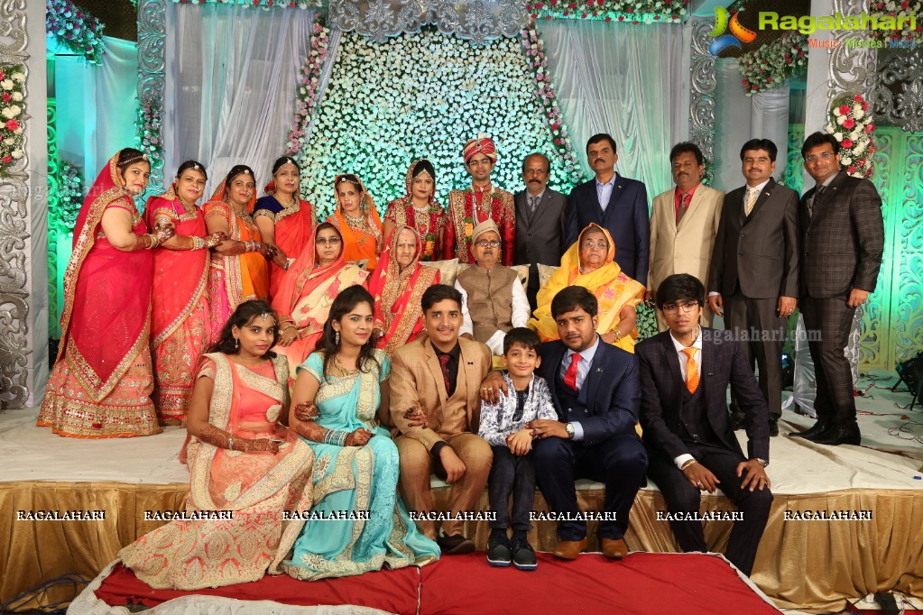 Wedding Reception of Kethan and Divya at Convention Center Nampally