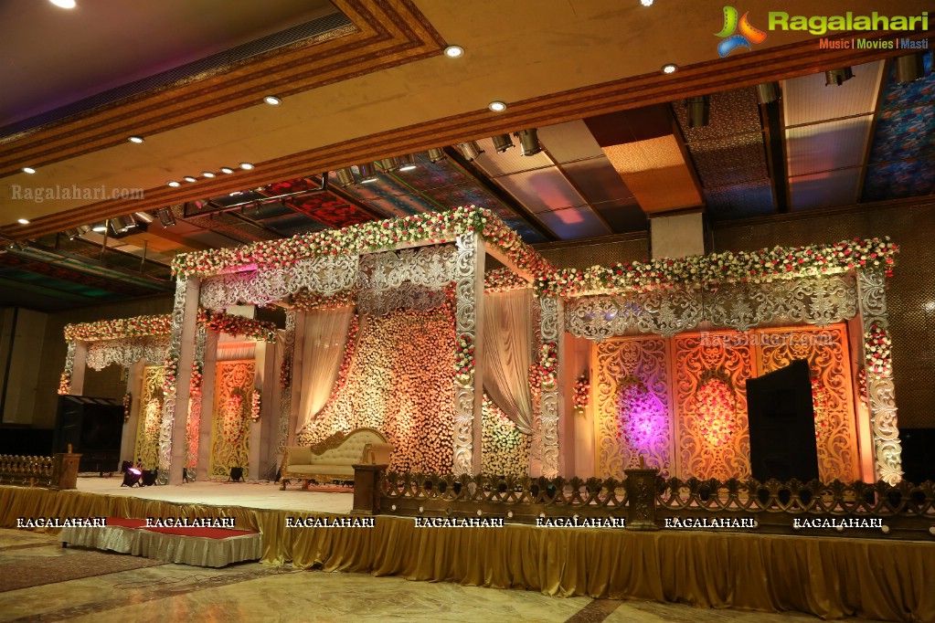 Wedding Reception of Kethan and Divya at Convention Center Nampally