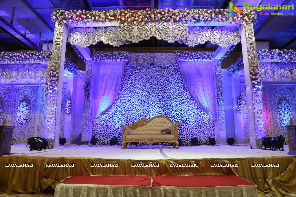 Wedding Reception of Kethan and Divya at Convention Center Nampally