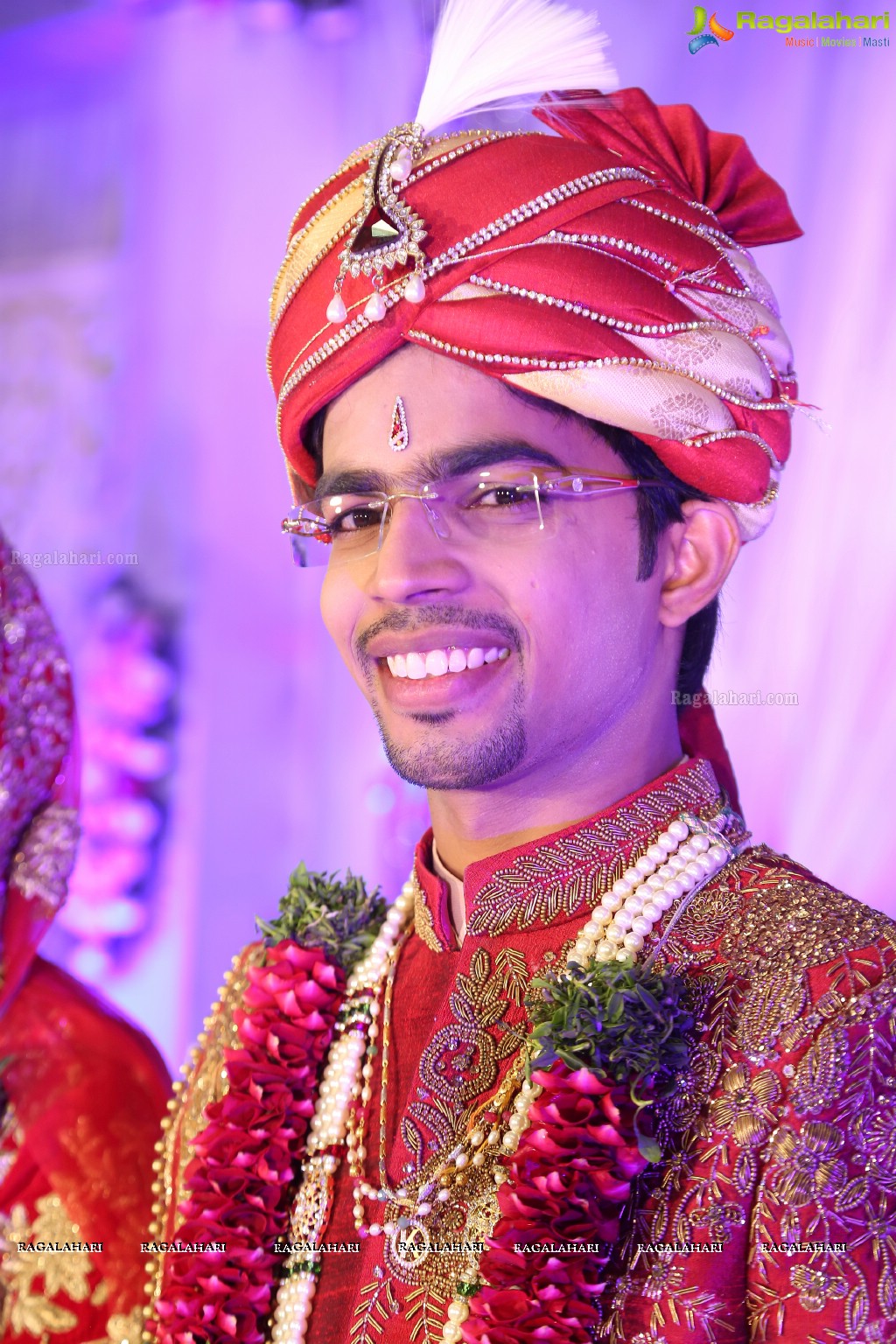 Wedding Reception of Kethan and Divya at Convention Center Nampally