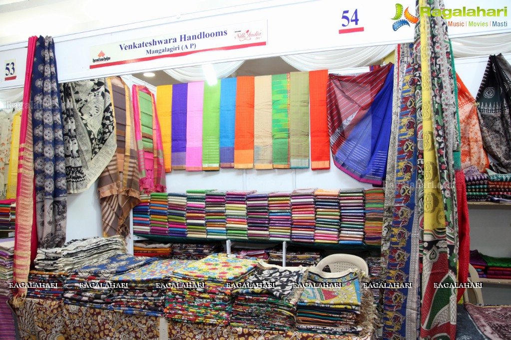 Komali launches Silk India Expo at Sri Raja Rajeshwari Gardens, Secunderabad