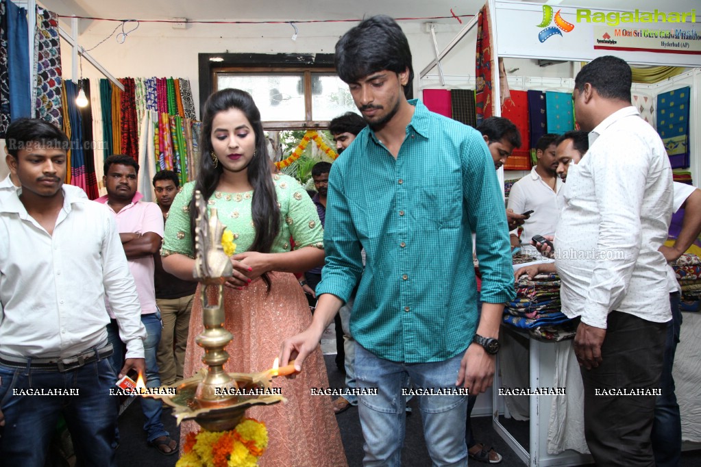 Komali launches Silk India Expo at Sri Raja Rajeshwari Gardens, Secunderabad