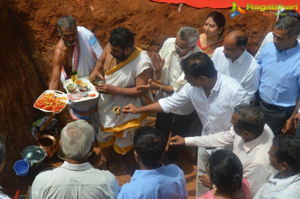KT Rama Rao lays Foundation Stone for Sparsh Hospice