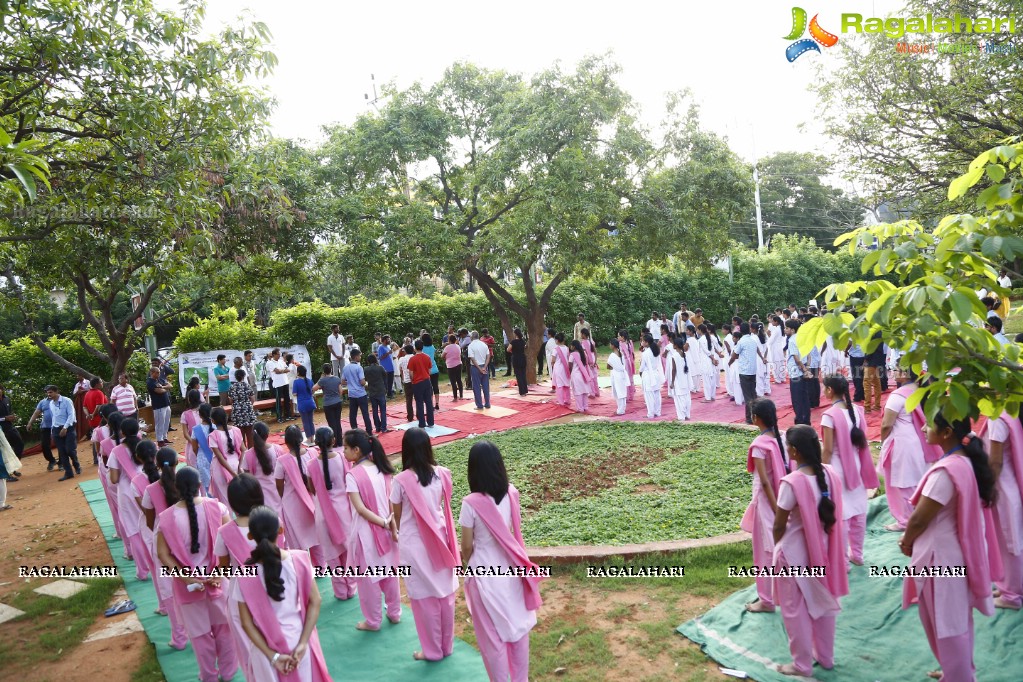 Nandamuri Balakrishna at addlife 'International Day of Yoga' Yoga Camp at KBR Park, Hyderabad