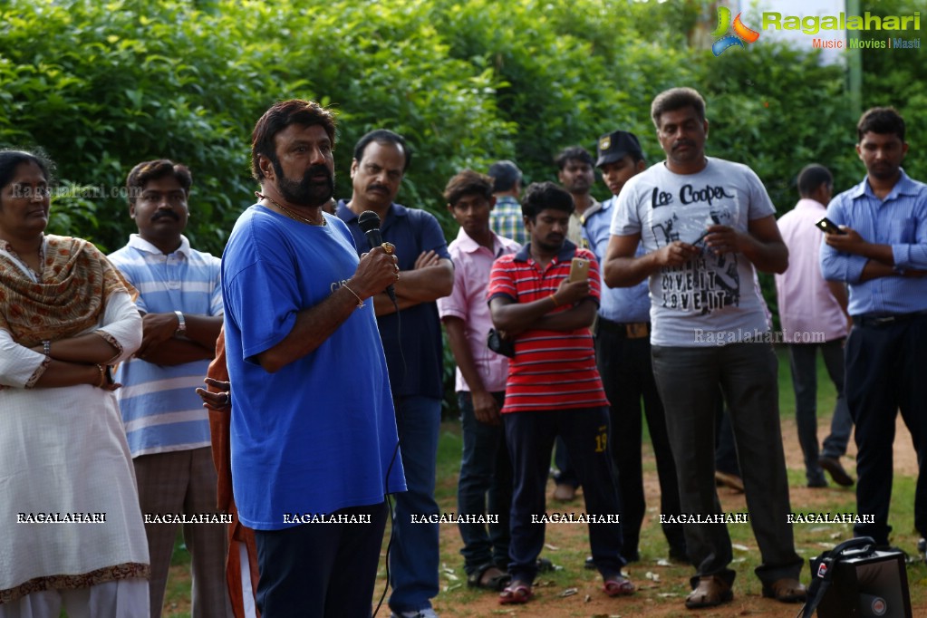 Nandamuri Balakrishna at addlife 'International Day of Yoga' Yoga Camp at KBR Park, Hyderabad