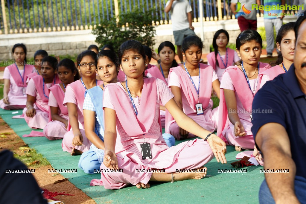 Nandamuri Balakrishna at addlife 'International Day of Yoga' Yoga Camp at KBR Park, Hyderabad