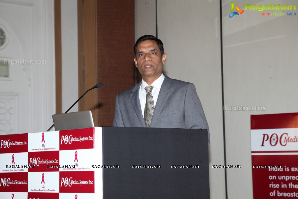 POC Medical Systems and Ushalakshmi Breast Cancer Foundation Press Meet at Hotel ITC Kakatiya, Hyderabad