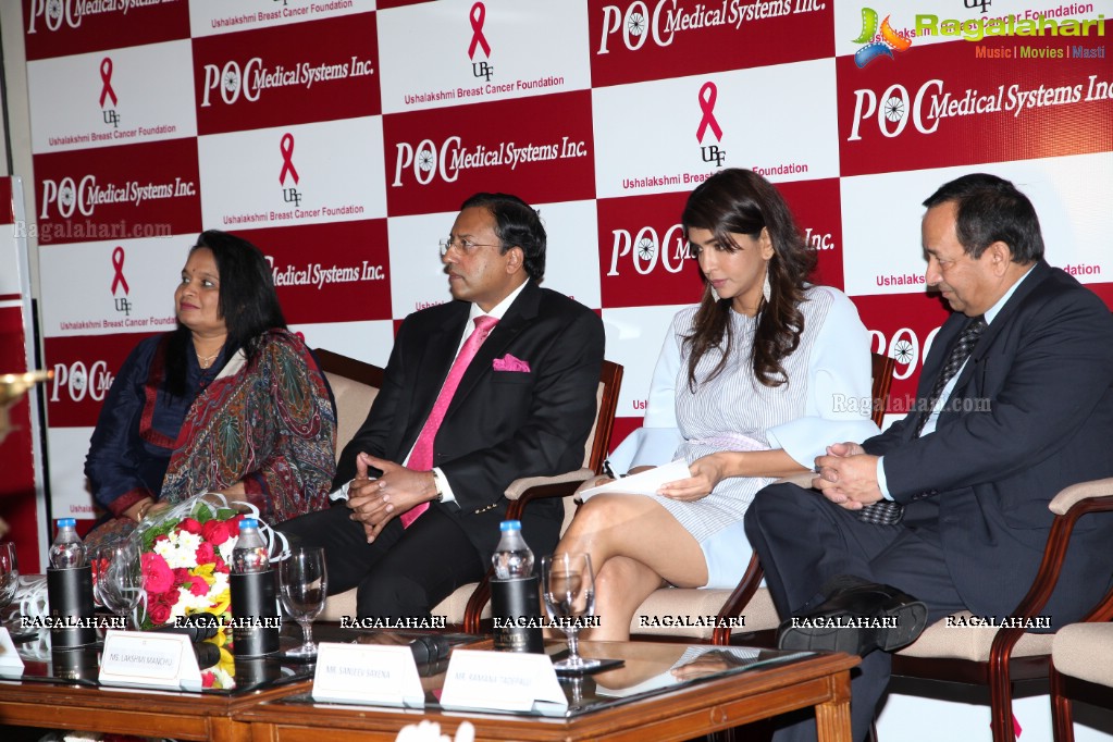 POC Medical Systems and Ushalakshmi Breast Cancer Foundation Press Meet at Hotel ITC Kakatiya, Hyderabad