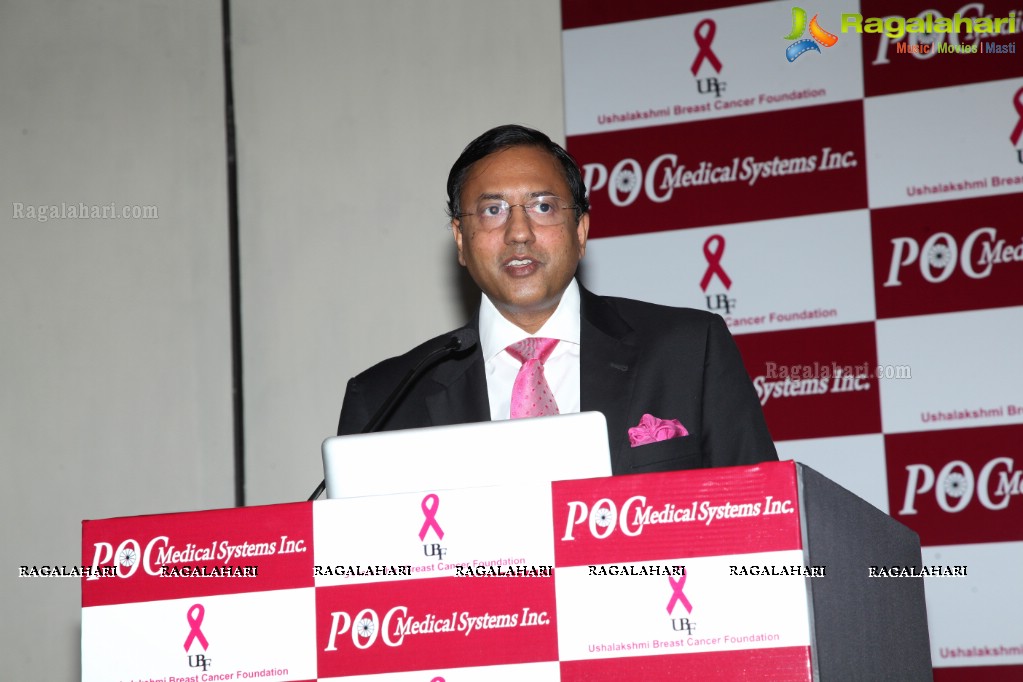 POC Medical Systems and Ushalakshmi Breast Cancer Foundation Press Meet at Hotel ITC Kakatiya, Hyderabad