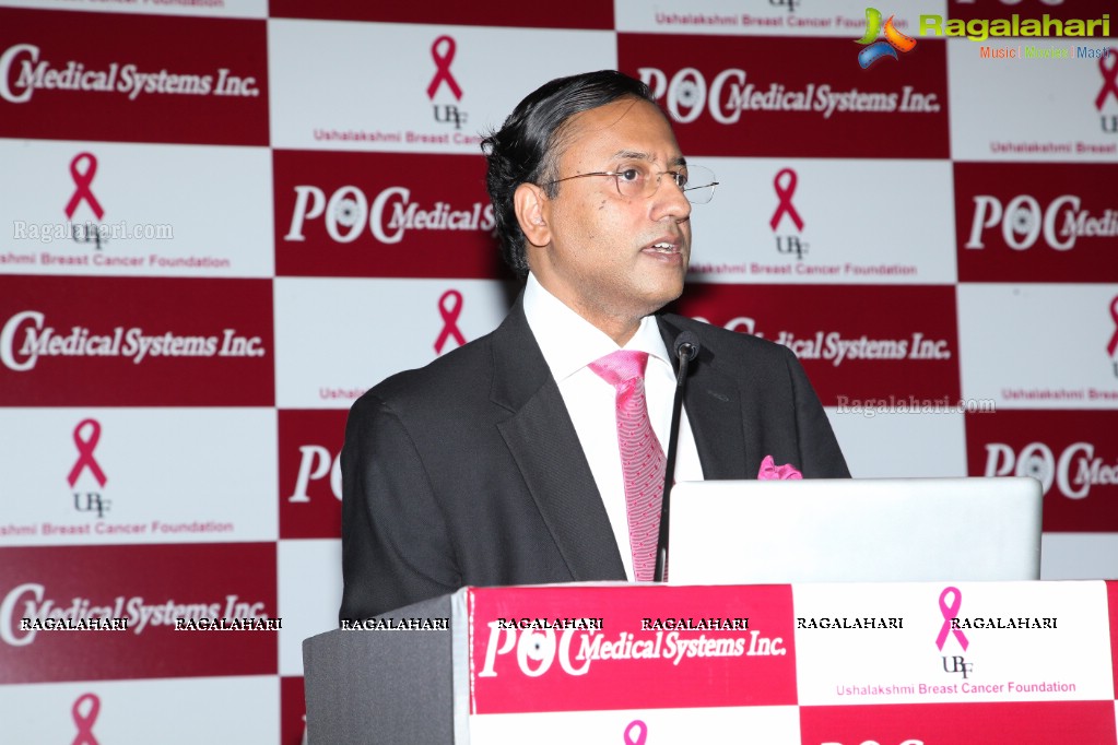 POC Medical Systems and Ushalakshmi Breast Cancer Foundation Press Meet at Hotel ITC Kakatiya, Hyderabad