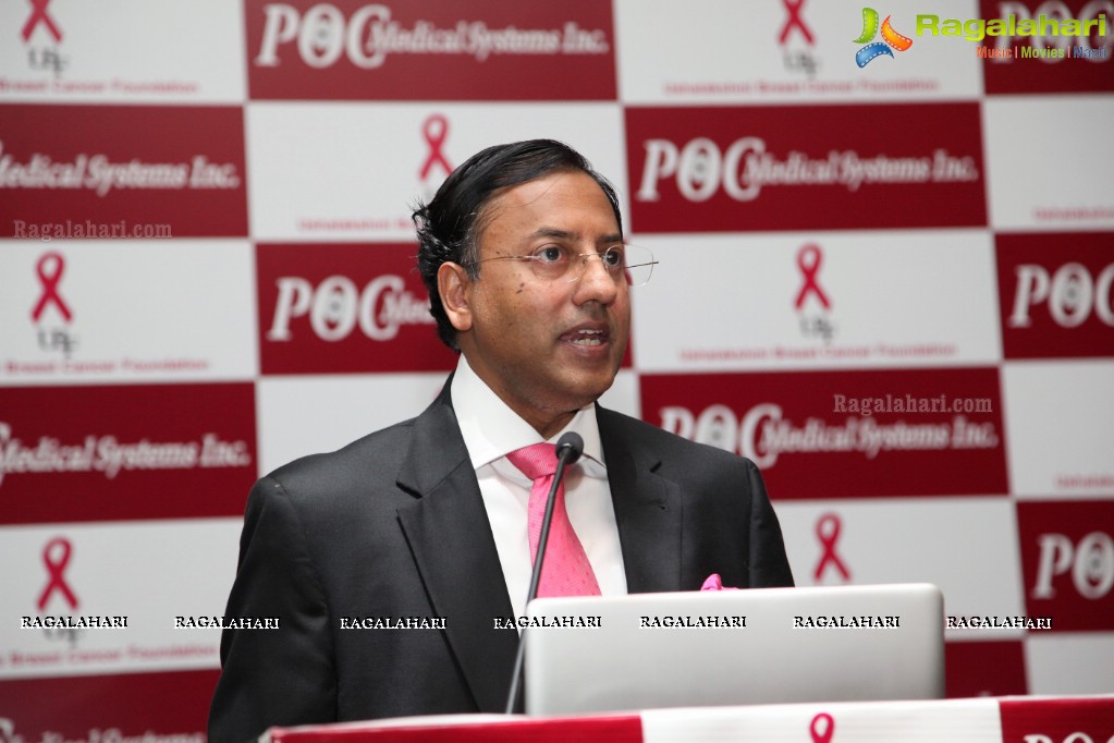 POC Medical Systems and Ushalakshmi Breast Cancer Foundation Press Meet at Hotel ITC Kakatiya, Hyderabad