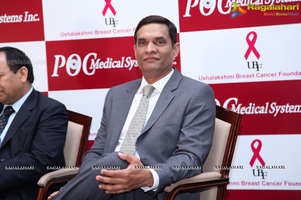 POC Medical Systems and Ushalakshmi Breast Cancer Foundation Press Meet at Hotel ITC Kakatiya, Hyderabad