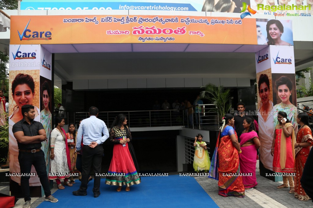 Samantha launches V Care Super Speciality Clinic at Banjara Hills, Hyderabad