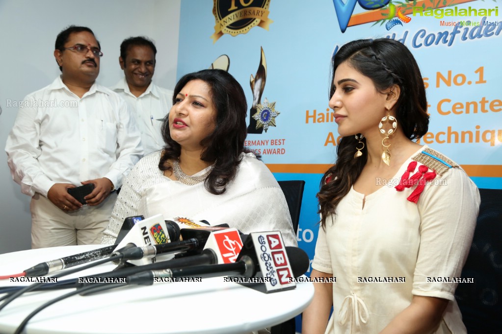 Samantha launches V Care Super Speciality Clinic at Banjara Hills, Hyderabad