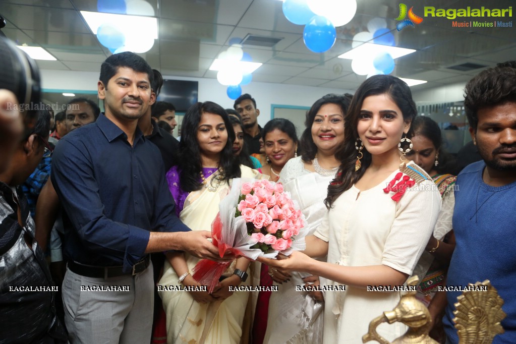 Samantha launches V Care Super Speciality Clinic at Banjara Hills, Hyderabad