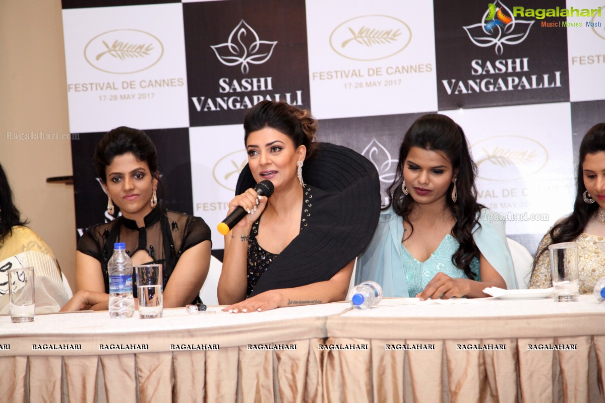 Sashi Vangapalli Cannes Red Carpet 2017 Success Meet at Radisson Blu Hotel